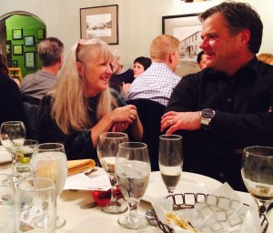 Guests enjoying the evening