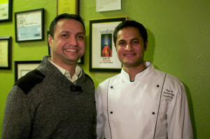 Blinder Singh and Chef Navdeeb